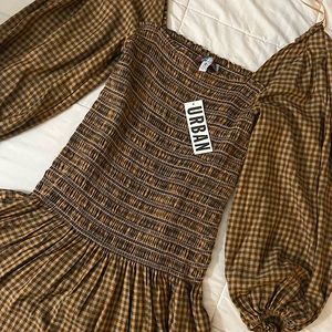 Adorable Ruffled Dress By Urban Outfitters